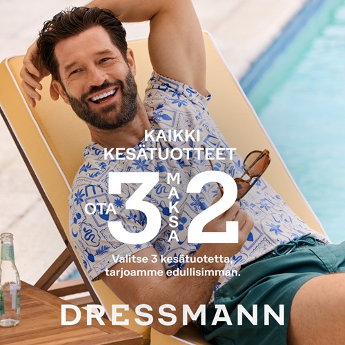 Shortsit & pikeepaidat -30% Dressmann