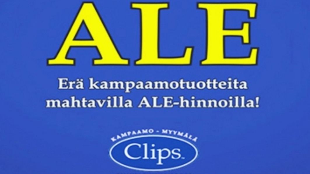 ALE ALE! Kampaamo – myymälä Clips