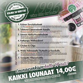 Kulman LOUNAS 14€ / annos Kulma