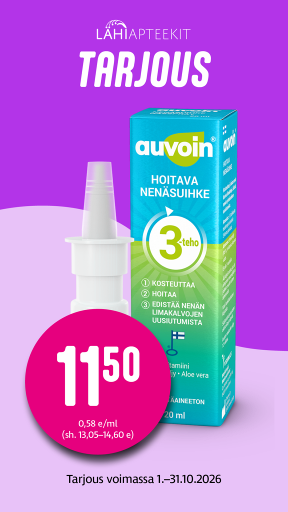 Lokakuun tarjous Myyrmannin Apteekki