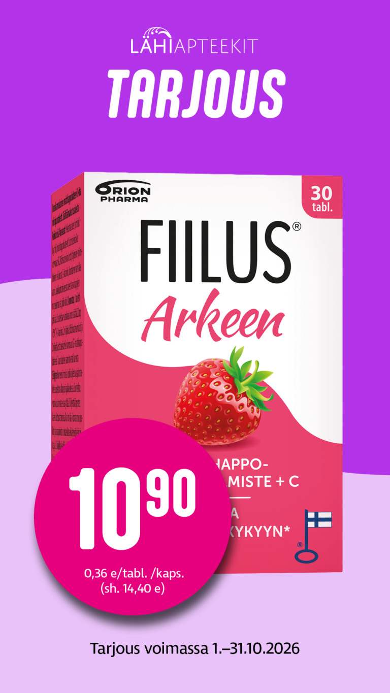 Lokakuun tarjous Myyrmannin Apteekki