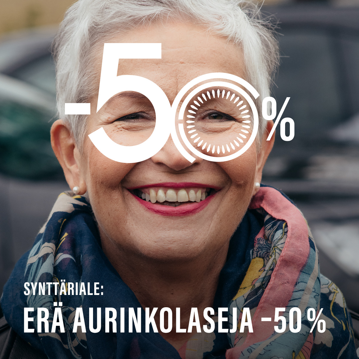 Erä aurinkolaseja -50% Silmäasema