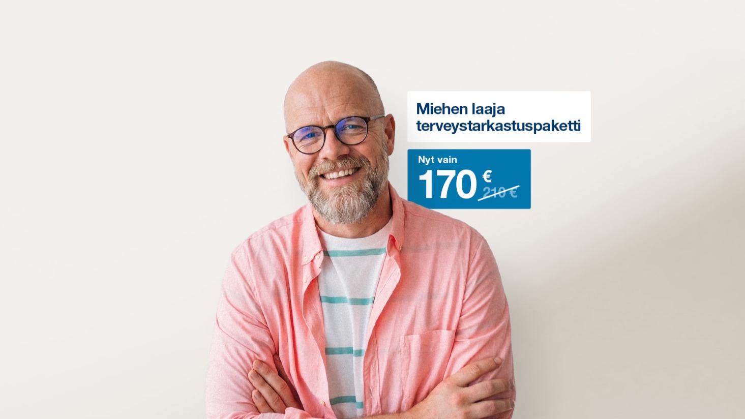 Miehen laaja terveystarkastuspaketti 170 € (norm. 210 €) SYNLAB Myyrmanni